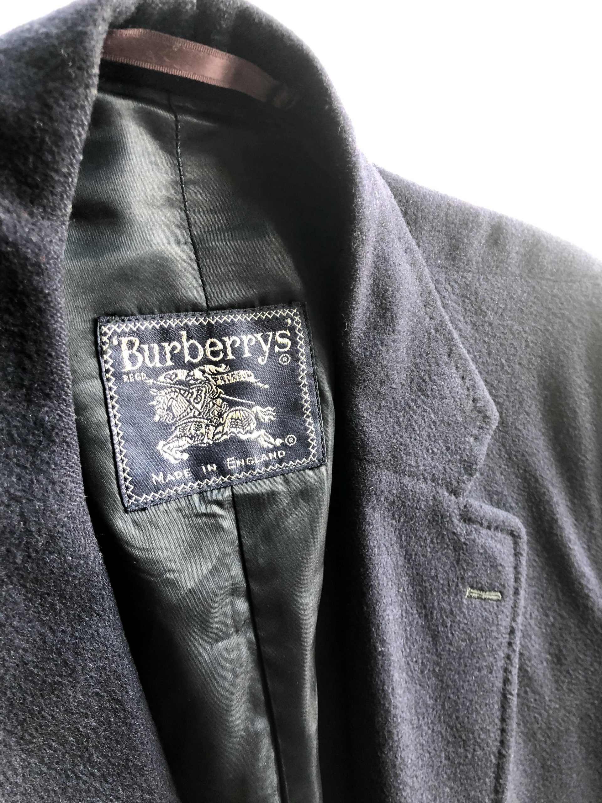 vers Een hekel hebben aan pols Burberry coat size L 100% wol - Vintageconnector